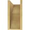Ekena Millwork 7"W x 14"D x 14"H Classic Crestline Rough Cedar Woodgrain TimberThane Corbel, Primed Tan CORUR07X14X14CRERCPR - alternate 6